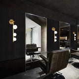 wandleuchte led wohnzimmer Moderne elegante goldene Akzente - Clowas.de