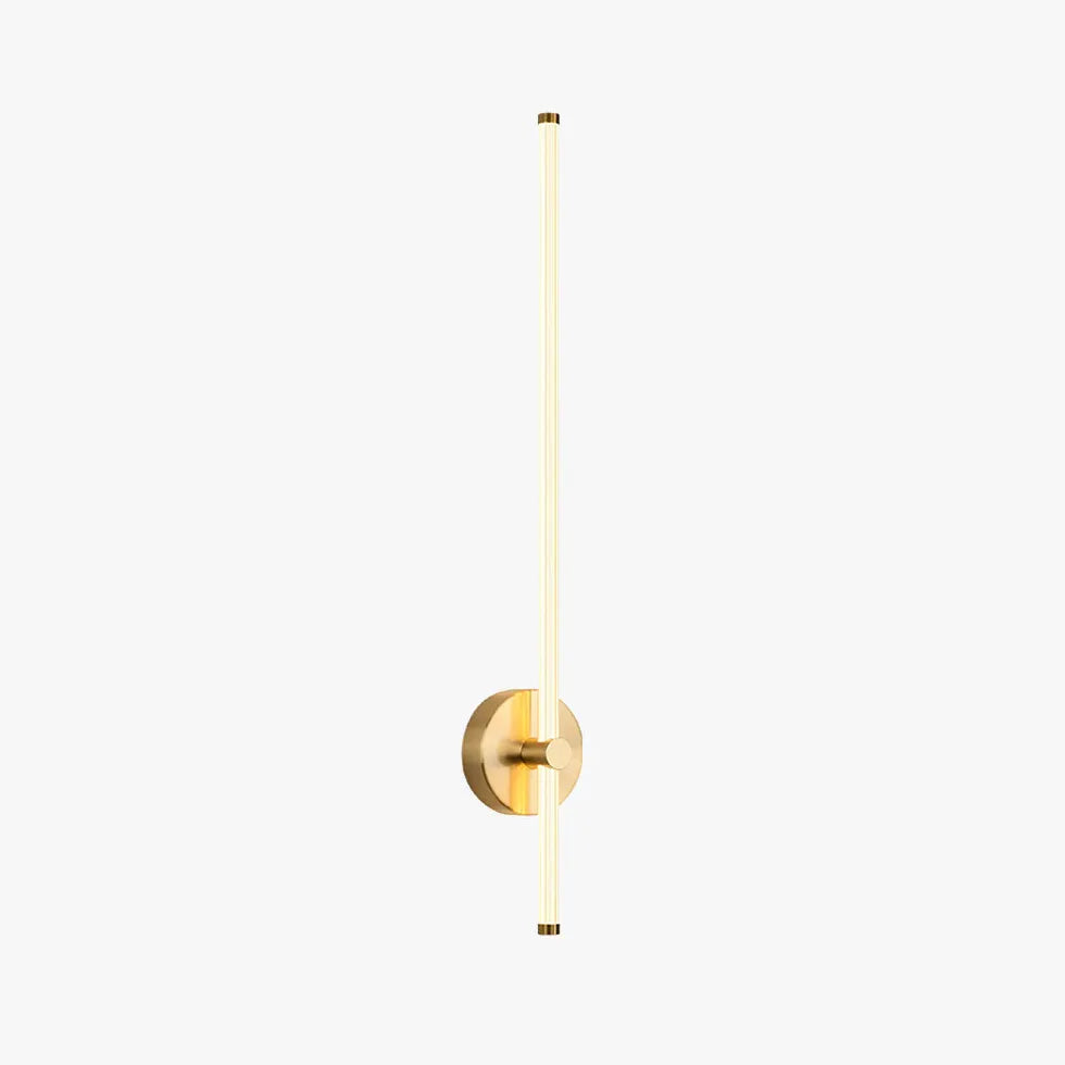 Wandleuchte Messing Modern mit LED und schlichtem Design - Clowas.de