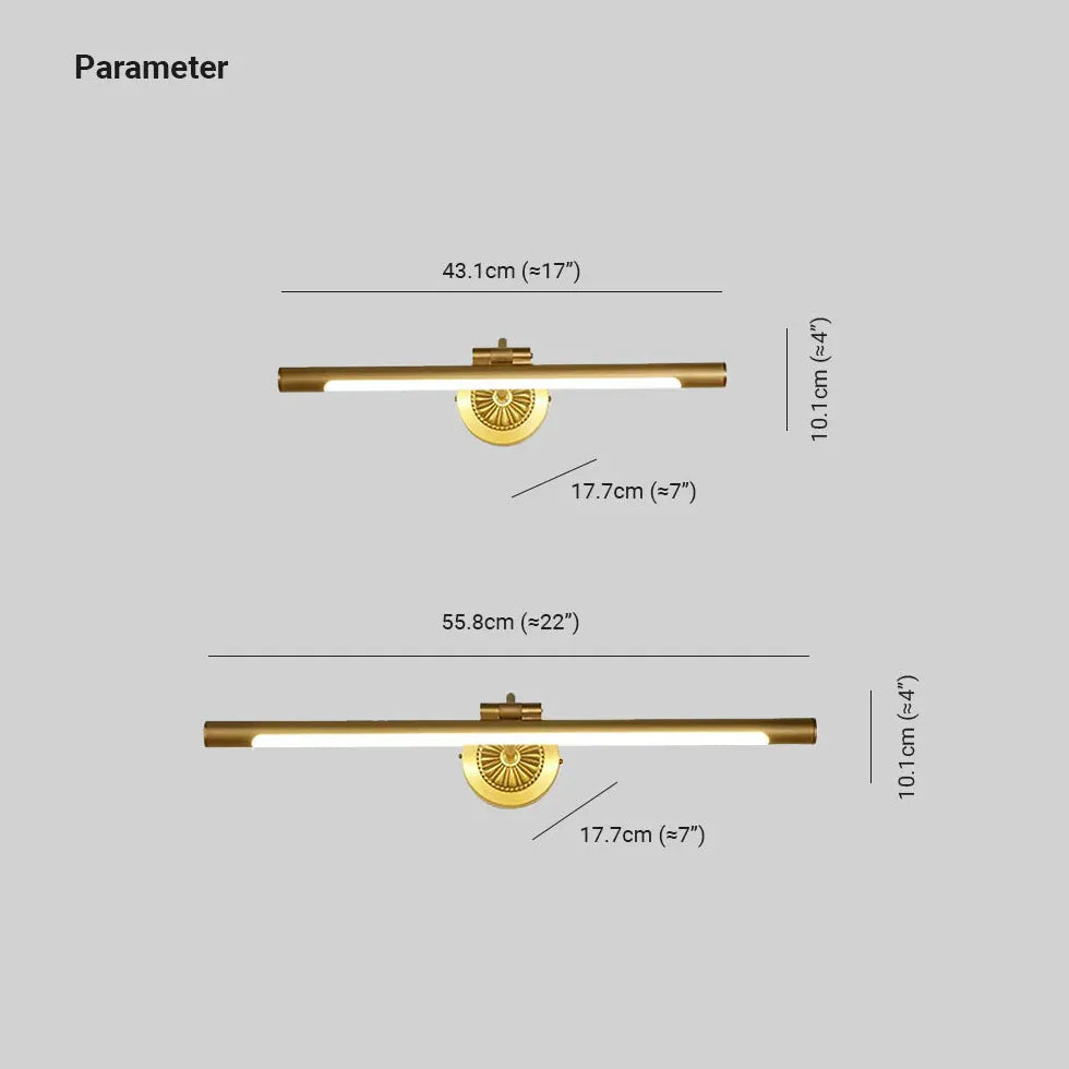 wandleuchte messing vintage moderne minimalistische Beleuchtung - Clowas.de