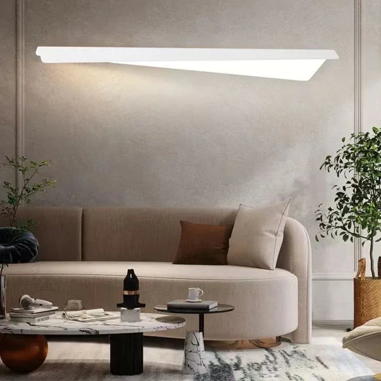 Wandleuchte minimalistisch weiß moderne elegante Beleuchtung - Clowas.de