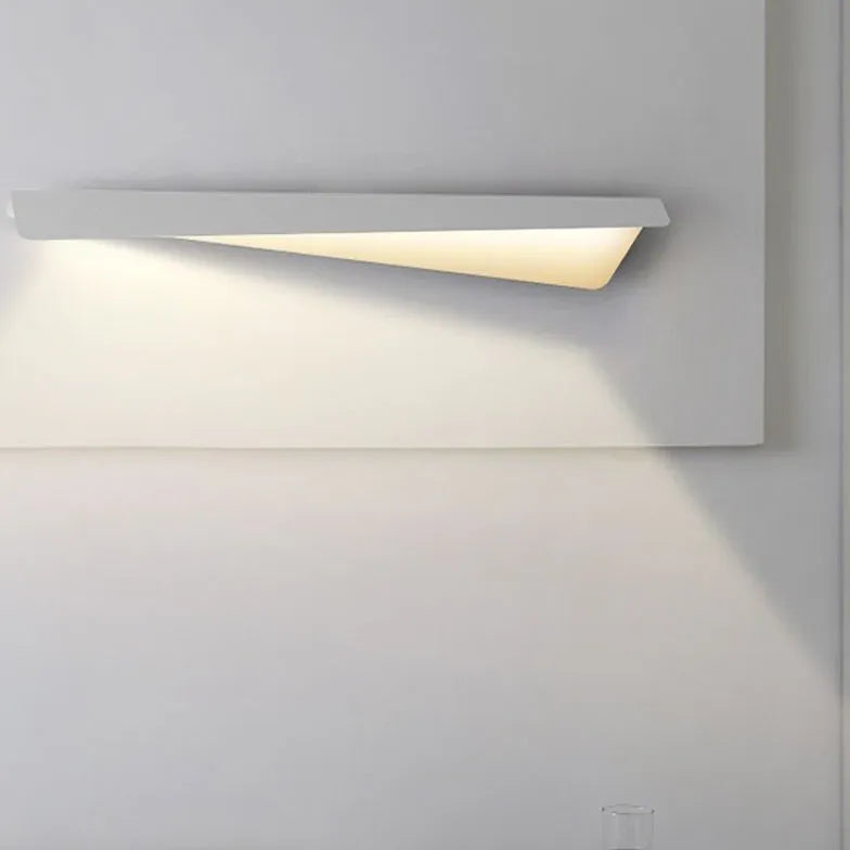Wandleuchte minimalistisch weiß moderne elegante Beleuchtung - Clowas.de