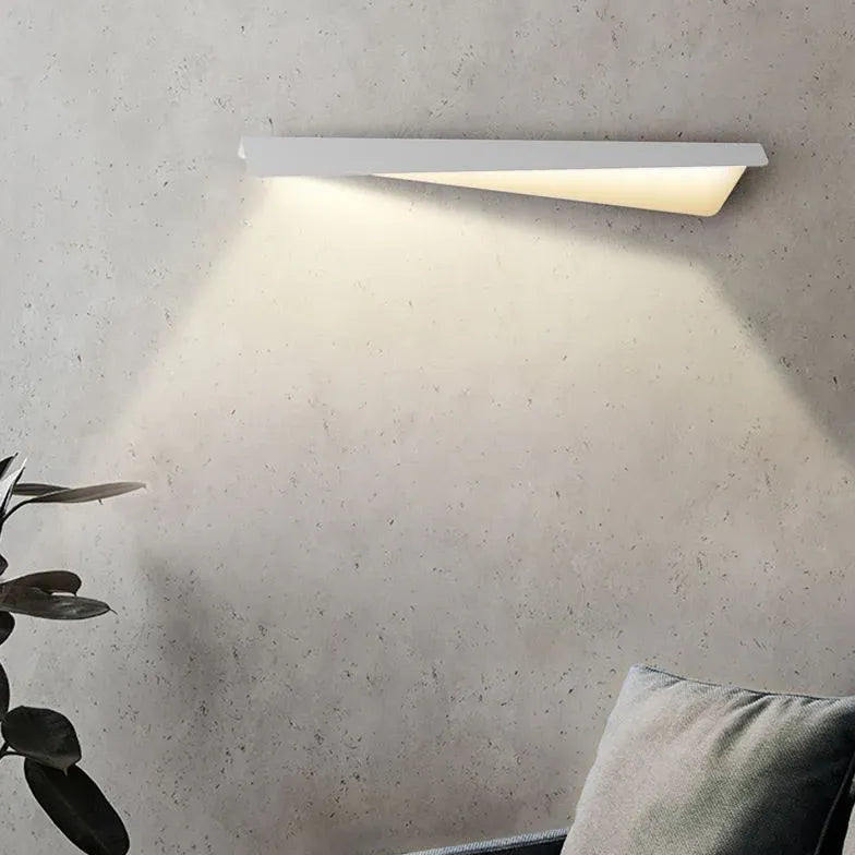 Wandleuchte minimalistisch weiß moderne elegante Beleuchtung - Clowas.de