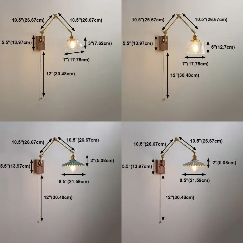 Wandleuchte mit beweglichem Arm modern und schlicht - Clowas.de