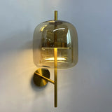 Wandleuchte mit Glas modern minimalistisch skandinavisch dekorativ - Clowas.de