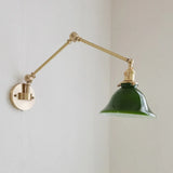wandleuchte mit schirm elegante vintage design mit klapparm - Clowas.de