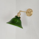 wandleuchte mit schirm elegante vintage design mit klapparm - Clowas.de