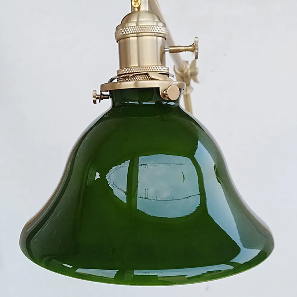 wandleuchte mit schirm elegante vintage design mit klapparm - Clowas.de