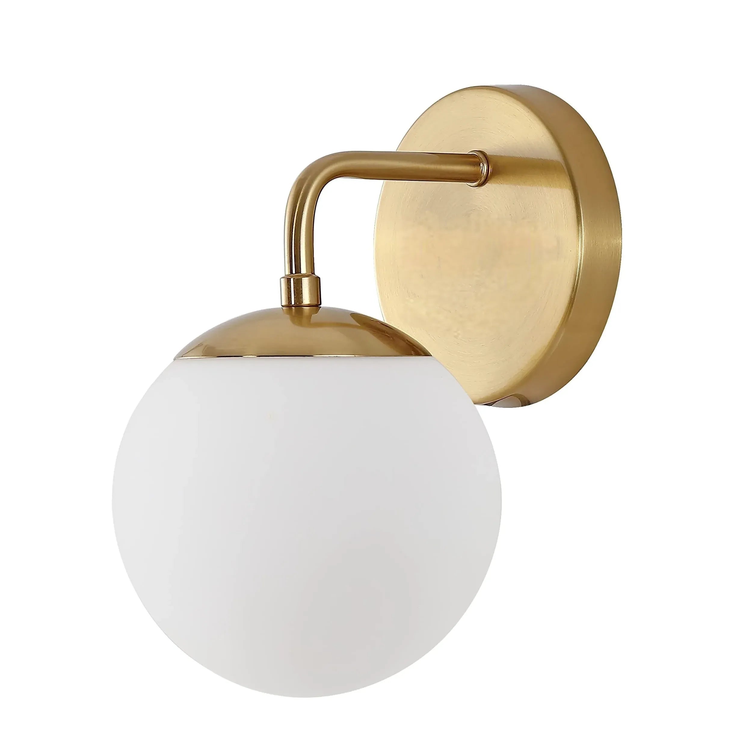 wandleuchte mit schirm weiß modernes Design in Kugelform - Clowas.de