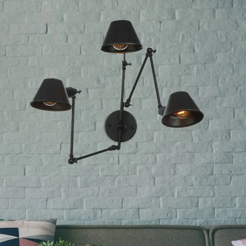 wandleuchte mit schwenkarm schwarz für modernes Zuhause - Clowas.de