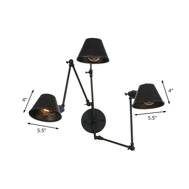 wandleuchte mit schwenkarm schwarz für modernes Zuhause - Clowas.de