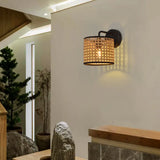 Wandleuchte Natur mit einfachem japanischem Bambusdesign - Clowas.de