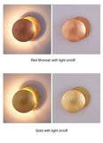 Wandleuchte rund design nordisch modern minimalistisch - Clowas.de