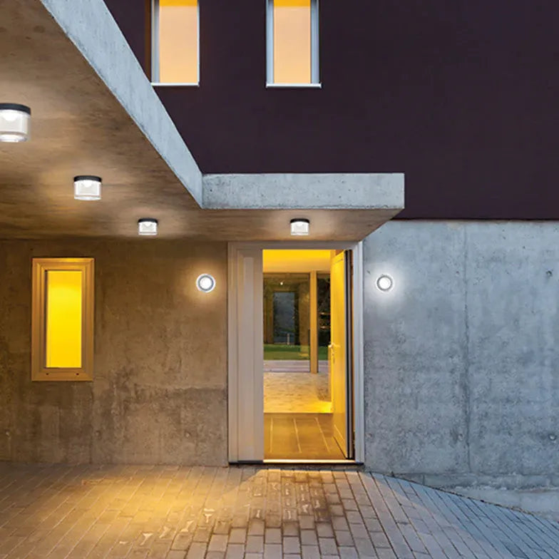 Wandleuchte rund led für moderne Außenbeleuchtung - Clowas.de
