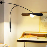 Wandleuchte rund schwarz elegante moderne Beleuchtung - Clowas.de
