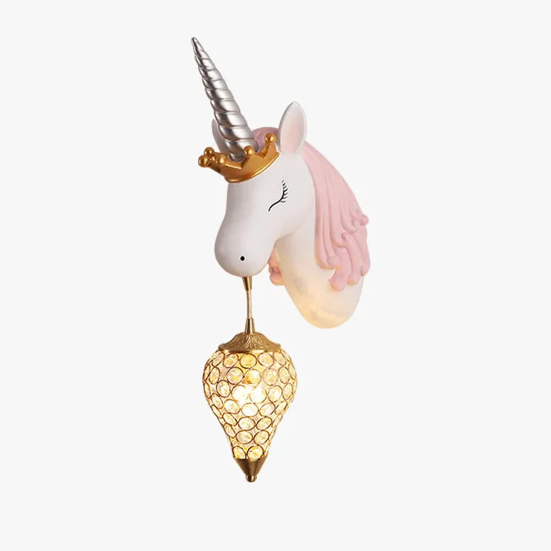 Wandleuchte Schlafzimmer Design Kinderzimmer Einhorn Nordisch - Clowas.de