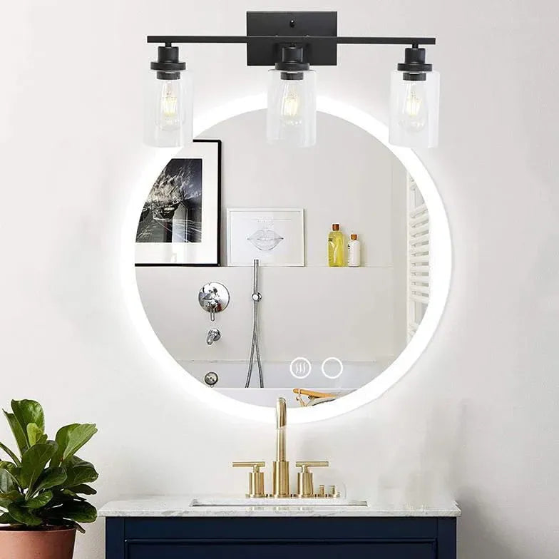 Wandleuchte Schwarz Eckig Modernes Design Glas - Clowas.de