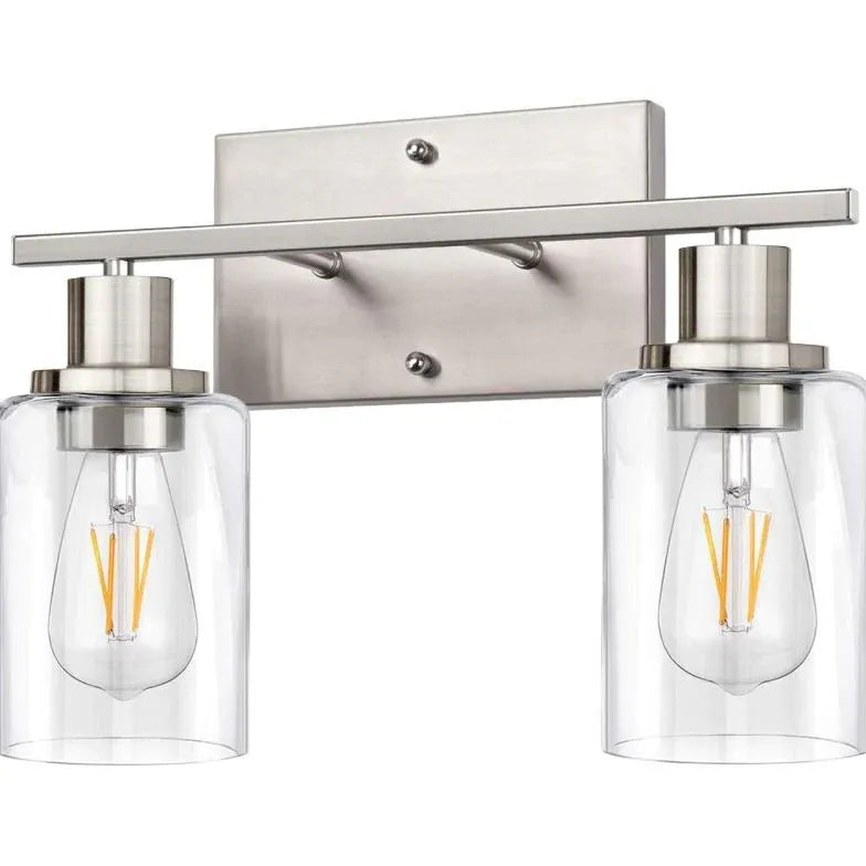 Wandleuchte Schwarz Eckig Modernes Design Glas - Clowas.de