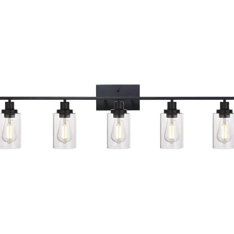 Wandleuchte Schwarz Eckig Modernes Design Glas - Clowas.de