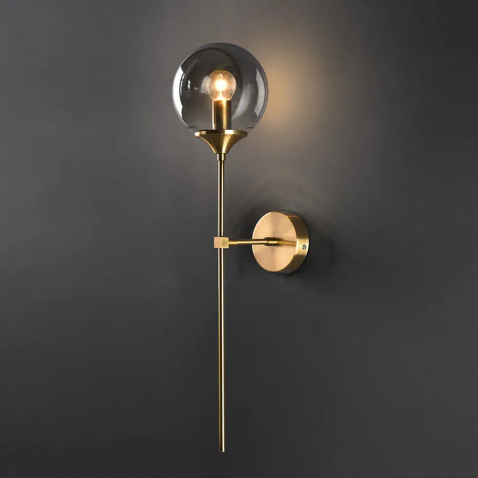 Wandleuchte schwarz glas für modernes Wohndesign - Clowas.de