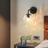 Wandleuchte schwarz glas modernes minimalistisches Design - Clowas.de