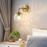 Wandleuchte schwarz glas modernes minimalistisches Design - Clowas.de