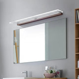 Wandleuchte Schwarz Holz Acryl Einfaches Design - Clowas.de