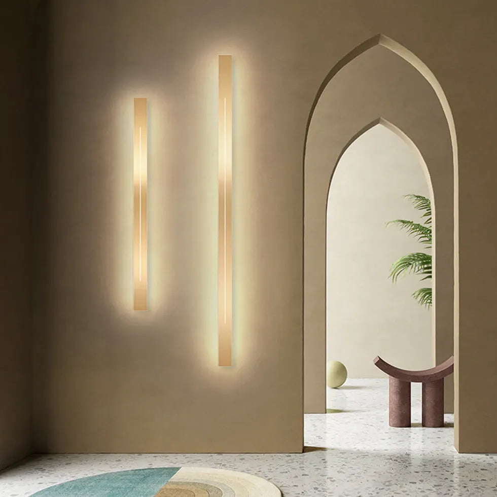wandleuchte schwarz minimalistisch Elegante rechteckige moderne Lichtquelle - Clowas.de