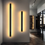 wandleuchte schwarz minimalistisch Elegante rechteckige moderne Lichtquelle - Clowas.de