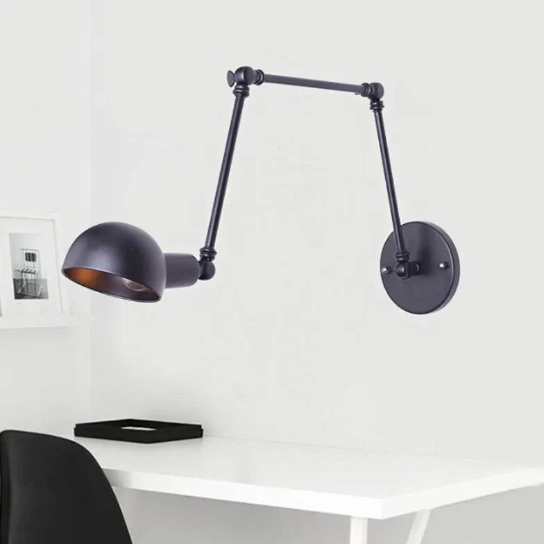 wandleuchte schwarz schwenkarm elegante moderne Raumbeleuchtung - Clowas.de