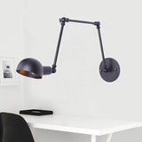 wandleuchte schwarz schwenkarm elegante moderne Raumbeleuchtung - Clowas.de