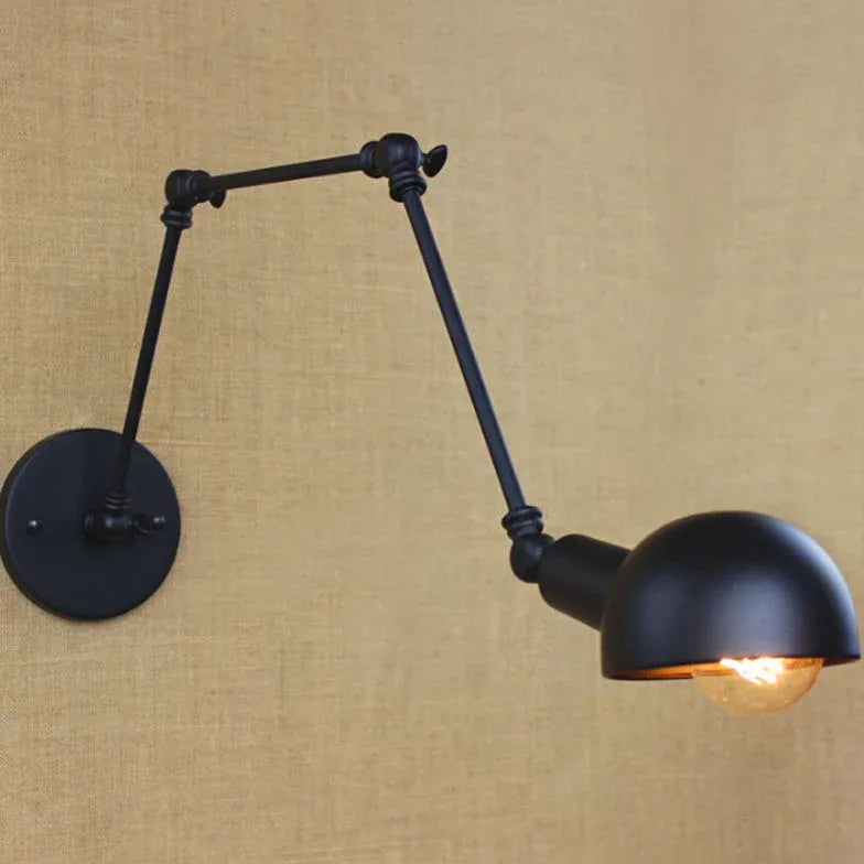 wandleuchte schwarz schwenkarm elegante moderne Raumbeleuchtung - Clowas.de