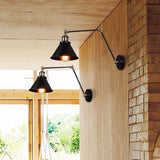 Wandleuchte Schwenkarm Industrial Vintage Design mit Flexibilität - Clowas.de