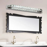 Wandleuchte Silber im modernen Kristall Luxus Design - Clowas.de