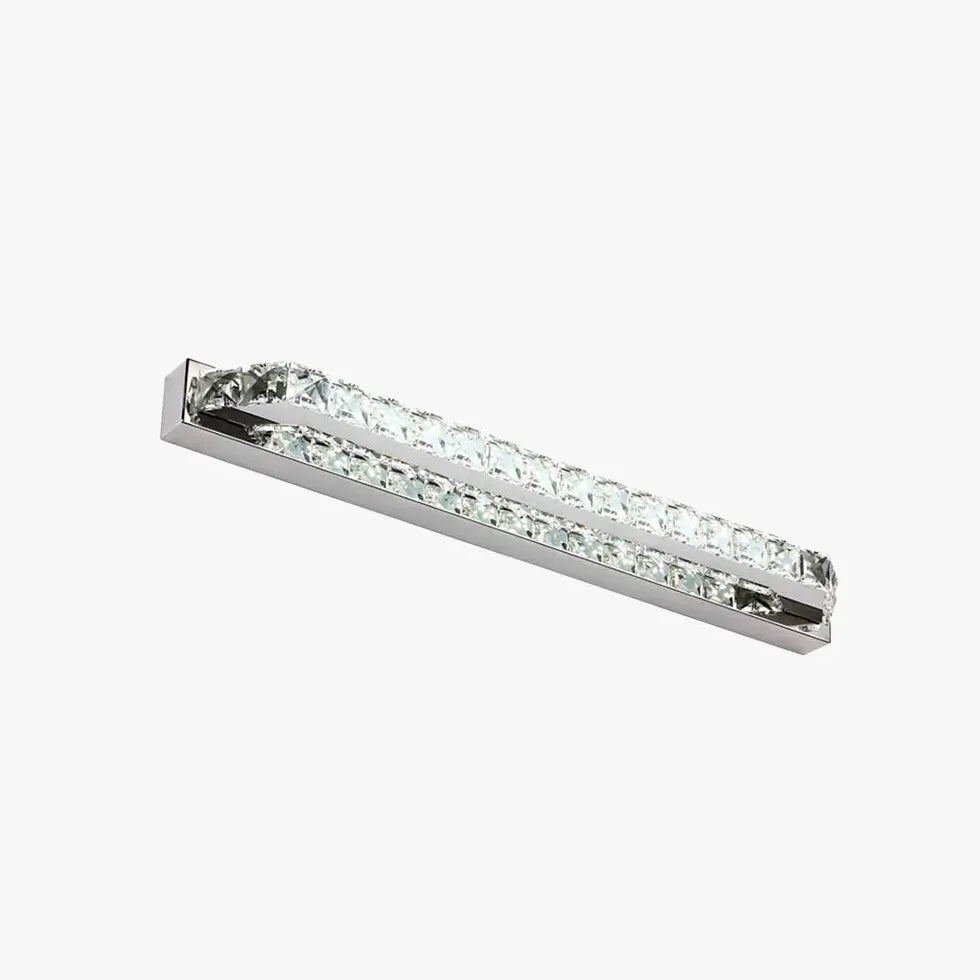 Wandleuchte Silber im modernen Kristall Luxus Design - Clowas.de