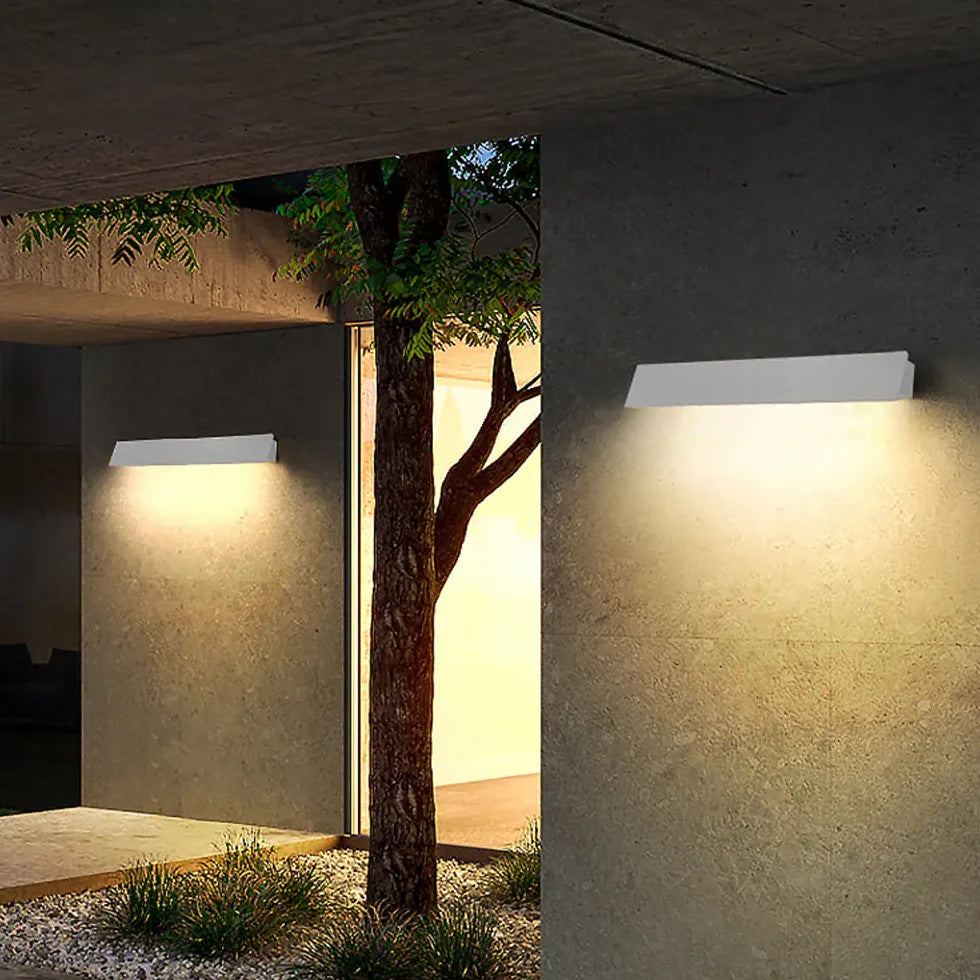 wandleuchte solar außen Minimalistisch Rechteckig für Garten - Clowas.de