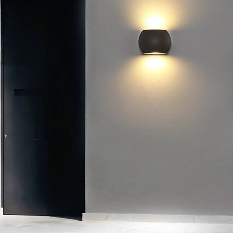 Wandleuchte up down außen led modernes schlichtes Design - Clowas.de