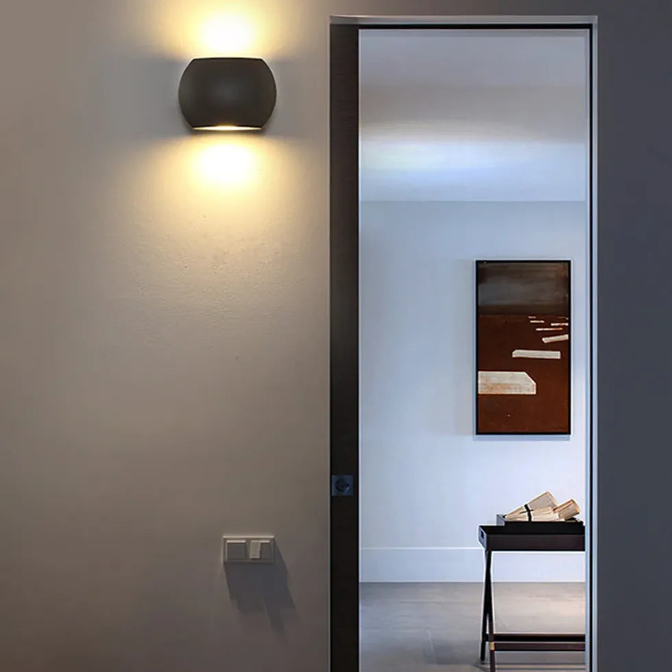 Wandleuchte up down außen led modernes schlichtes Design - Clowas.de
