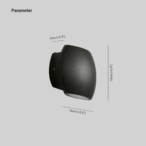 Wandleuchte up down außen led modernes schlichtes Design - Clowas.de