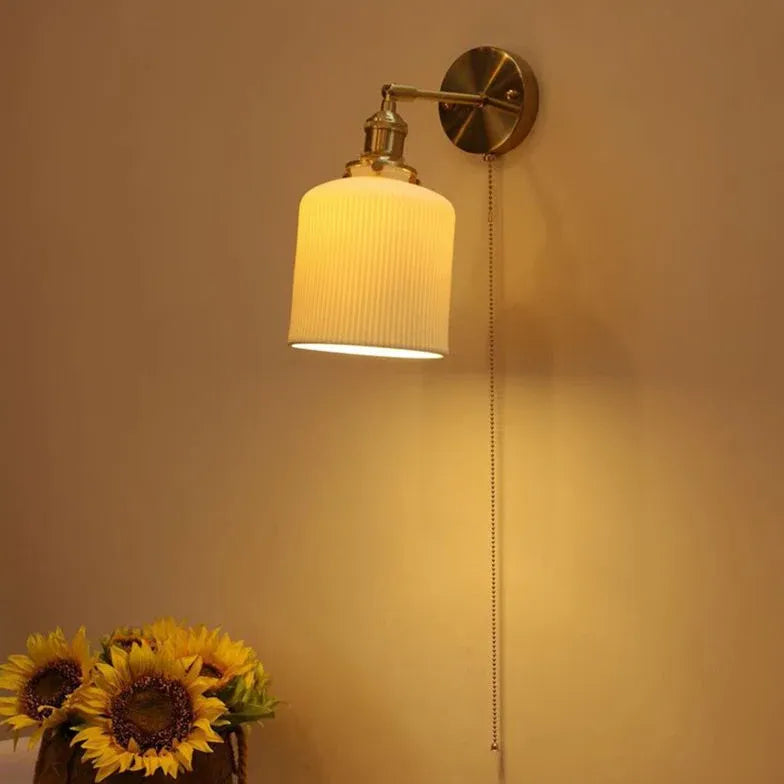 Wandleuchte vintage industrial mit schalter skandinavisches Design - Clowas.de