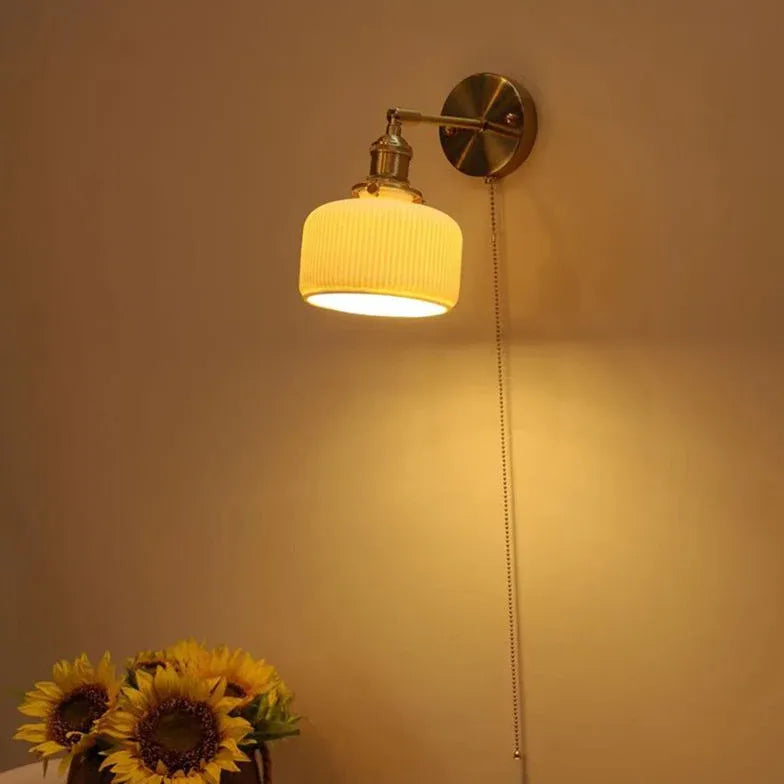 Wandleuchte vintage industrial mit schalter skandinavisches Design - Clowas.de