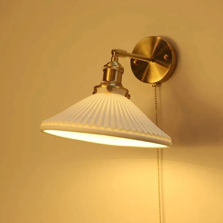 Wandleuchte vintage industrial mit schalter skandinavisches Design - Clowas.de