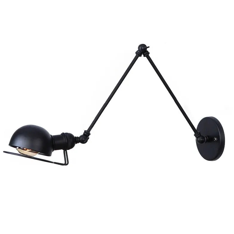 Wandleuchte Vintage Schwarz im Retro-Stil - Clowas.de