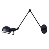 Wandleuchte Vintage Schwarz im Retro-Stil - Clowas.de