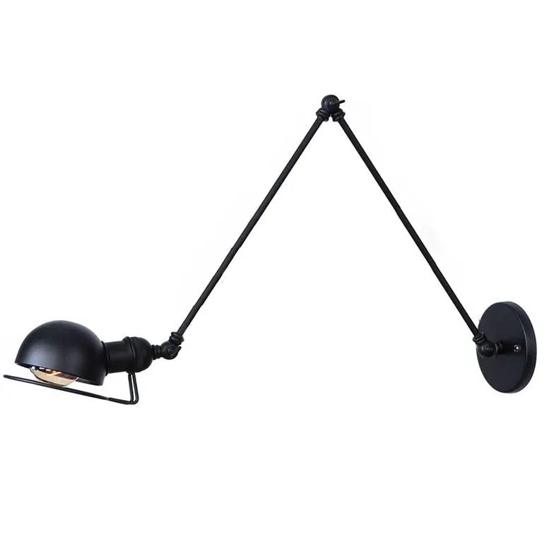 Wandleuchte Vintage Schwarz im Retro-Stil - Clowas.de