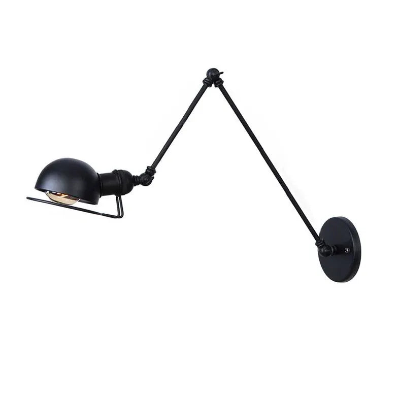 Wandleuchte Vintage Schwarz im Retro-Stil - Clowas.de