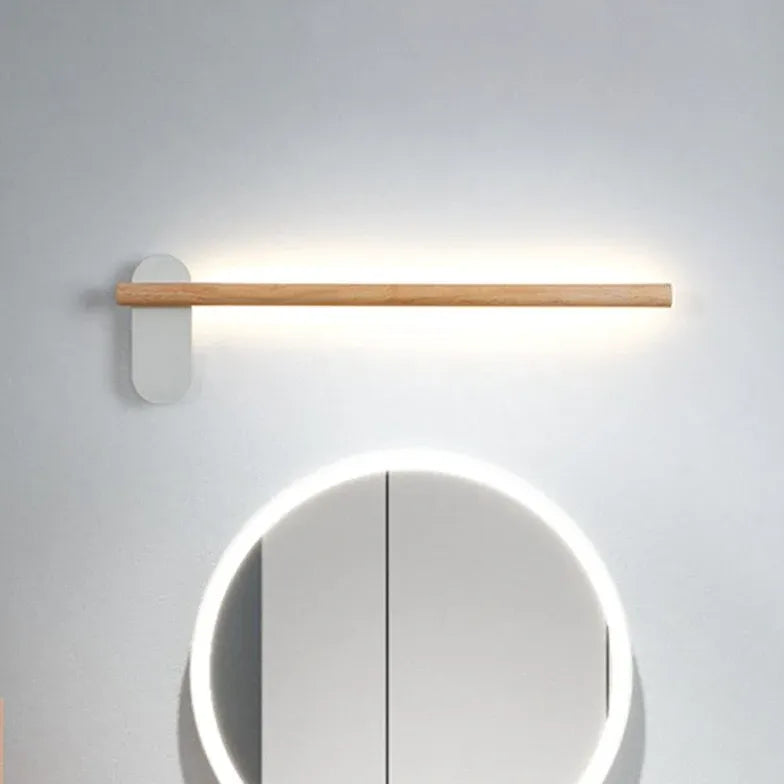 Wandleuchte weiss modern nordisch Holz Design - Clowas.de