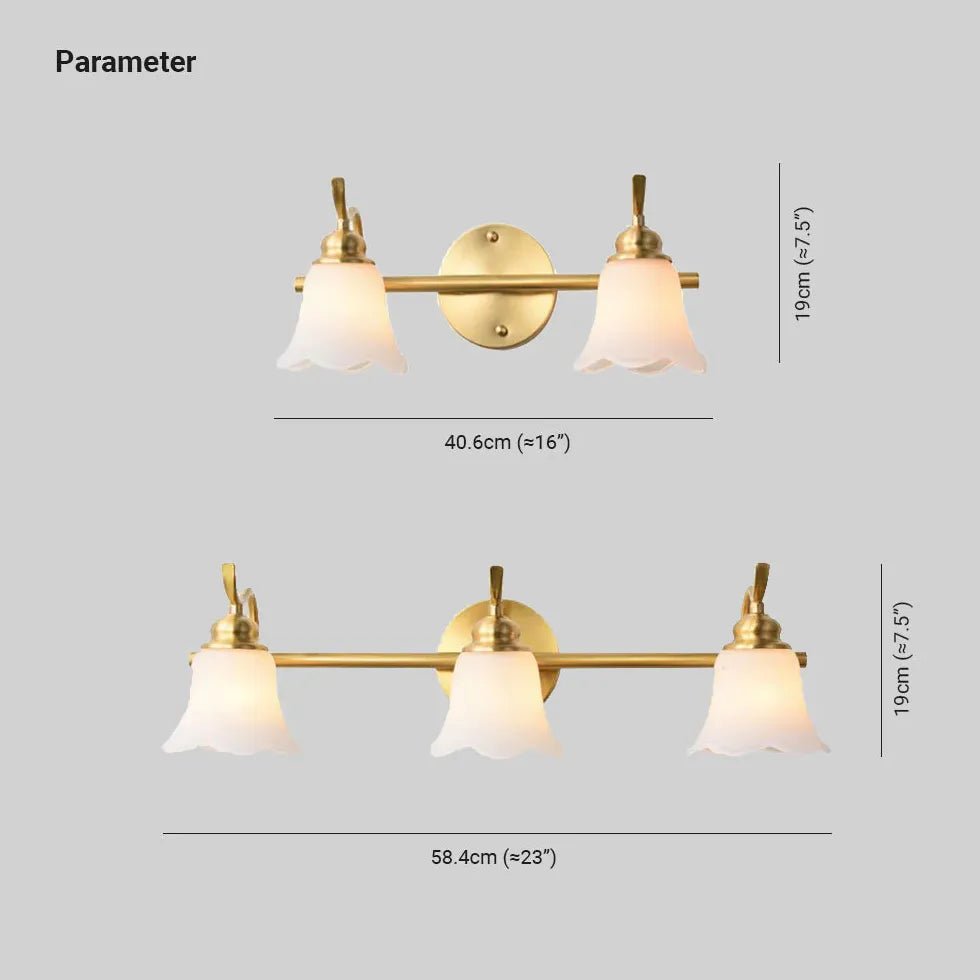 Wandleuchten fürs Badezimmer im goldenen Vintage Stil - Clowas.de