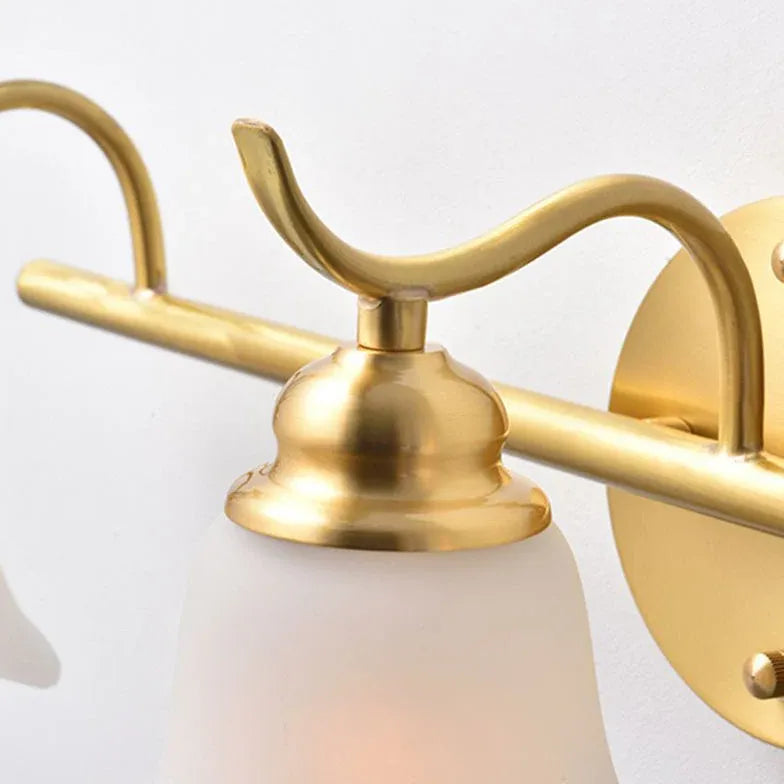 Wandleuchten fürs Badezimmer im goldenen Vintage Stil - Clowas.de