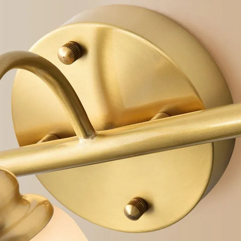 Wandleuchten fürs Badezimmer im goldenen Vintage Stil - Clowas.de