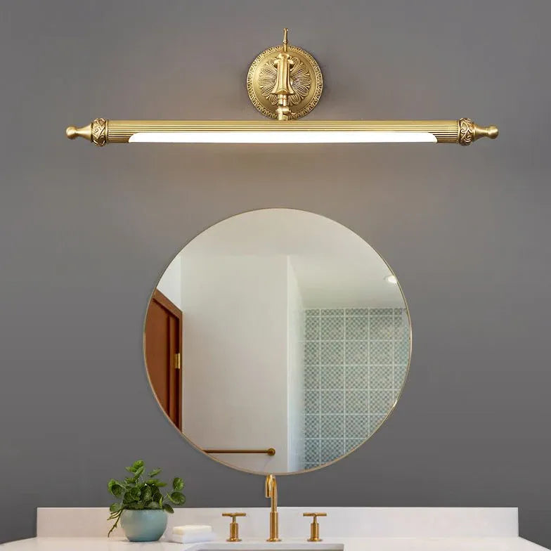 Wandleuchten innen Badezimmer im Vintage Messing Stil - Clowas.de